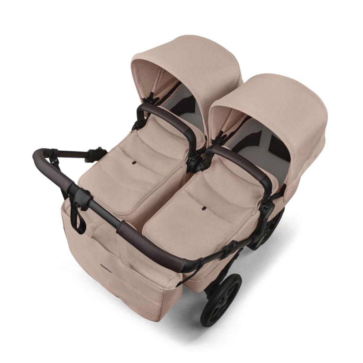 Bugaboo Donkey 6 Complete Single-to-Double Stroller - Black / Desert Taupe Melange - Comfort and Premium Experience