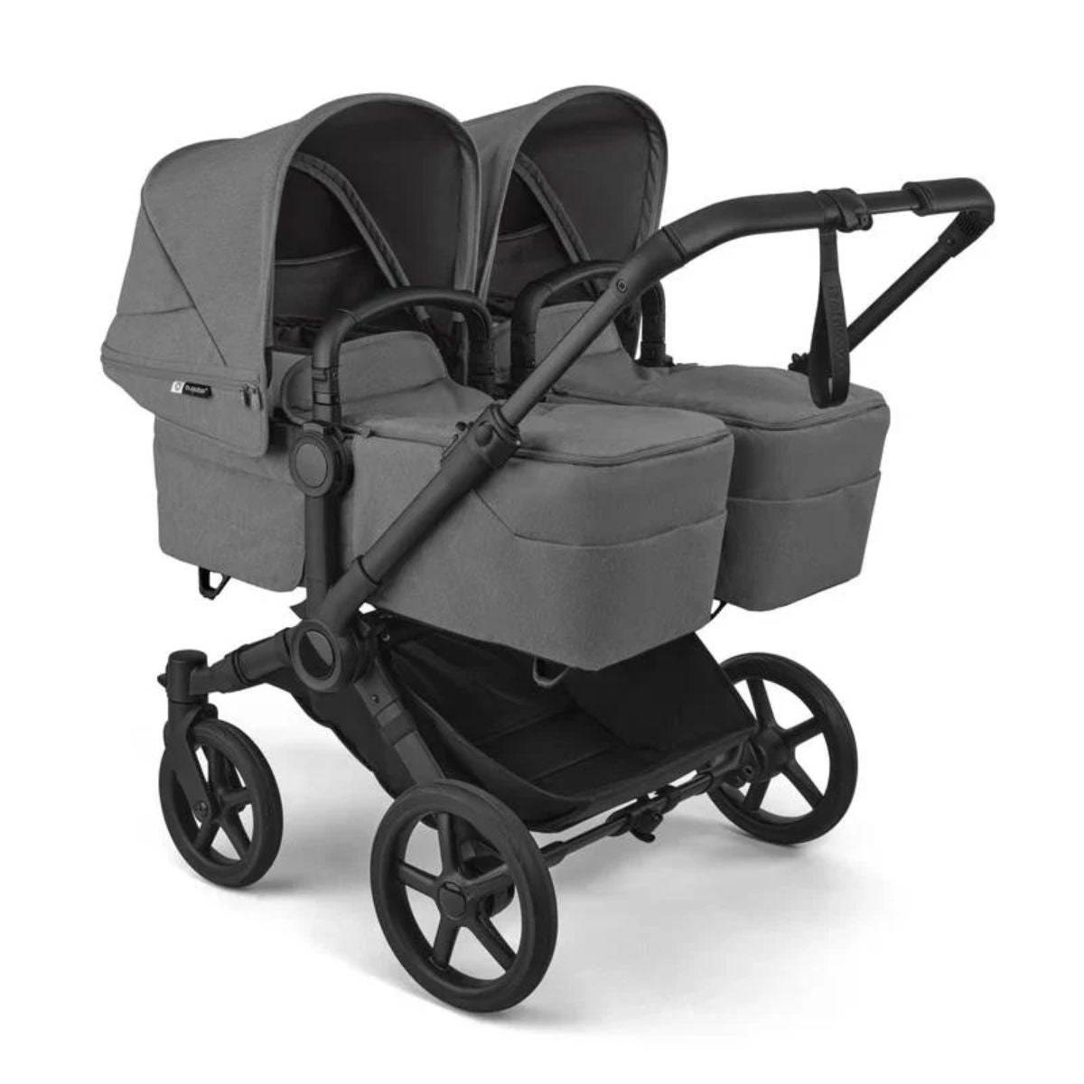 Bugaboo Donkey 6 Complete Single-to-Double Stroller - Black / Moon Grey - Comfort and Premium Experience